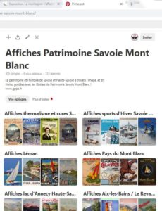 Sur Pinterest affiches PLM vintage Guides du Patrimoine Savoie Mont Blanc